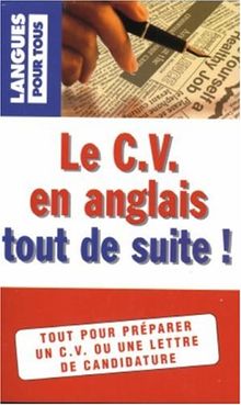 Le Cv En Anglais Tout De Suite Von Marie Claude Roland