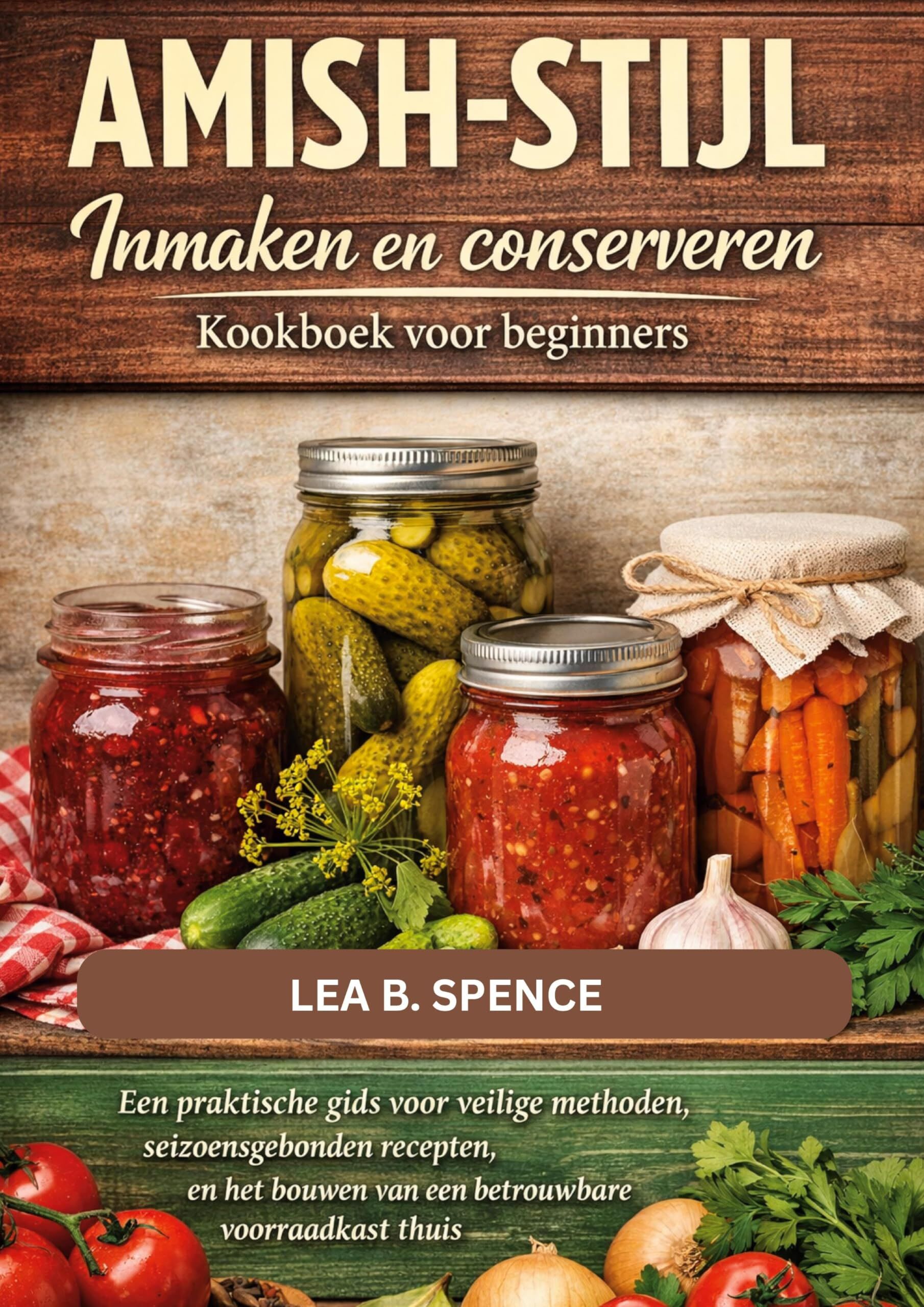 AMISH-STIJL Inmaken en conserveren Kookboek voor beginners