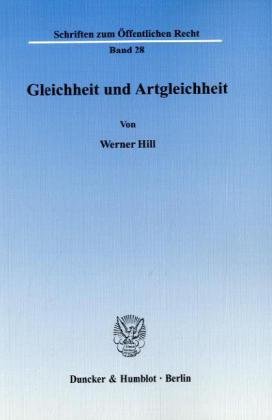 Gleichheit und Artgleichheit.