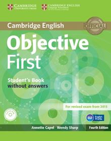 Objective First Student's Book Without Answers with CD-ROM