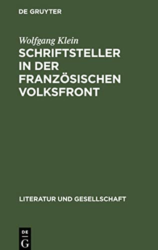 Schriftsteller in der französischen Volksfront: Die Zeitschrift ¿Commune¿