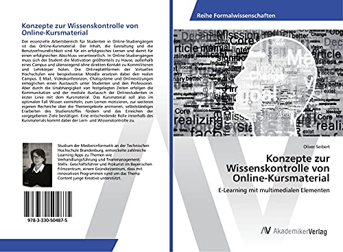 Konzepte zur Wissenskontrolle von Online-Kursmaterial: E-Learning mit multimedialen Elementen