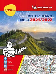 Michelin Straßenatlas Deutschland & Europa 2021/2022: Autobild Testsieger 2019 / Straßenkarte 1:300.000 (MICHELIN Atlanten)