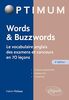Words & buzzwords : le vocabulaire anglais des examens et concours en 70 leçons