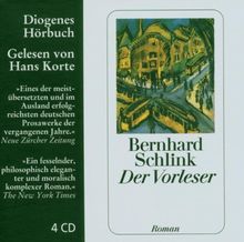 Der Vorleser. 4 CDs von Schlink, Bernhard | Buch | Zustand gut