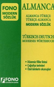 Almanca Modern Sözlük Almanca-Türkce / Türkce-Almanca - Türkisch-Deutsch Modernes Wörterbuch