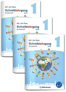 ABC der Tiere 1 Neubearbeitung – Schreiblehrgang Grundschrift, Teil A, B und C (ABC der Tiere - Neubearbeitung 2023)
