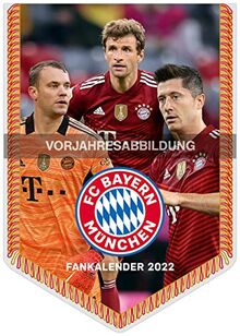 FC Bayern München 2023 - Mini-Bannerkalender - Fan-Kalender - Fußball-Kalender - 21x29,7 - Sport: Fan-Kalender - Fußball-Kalender