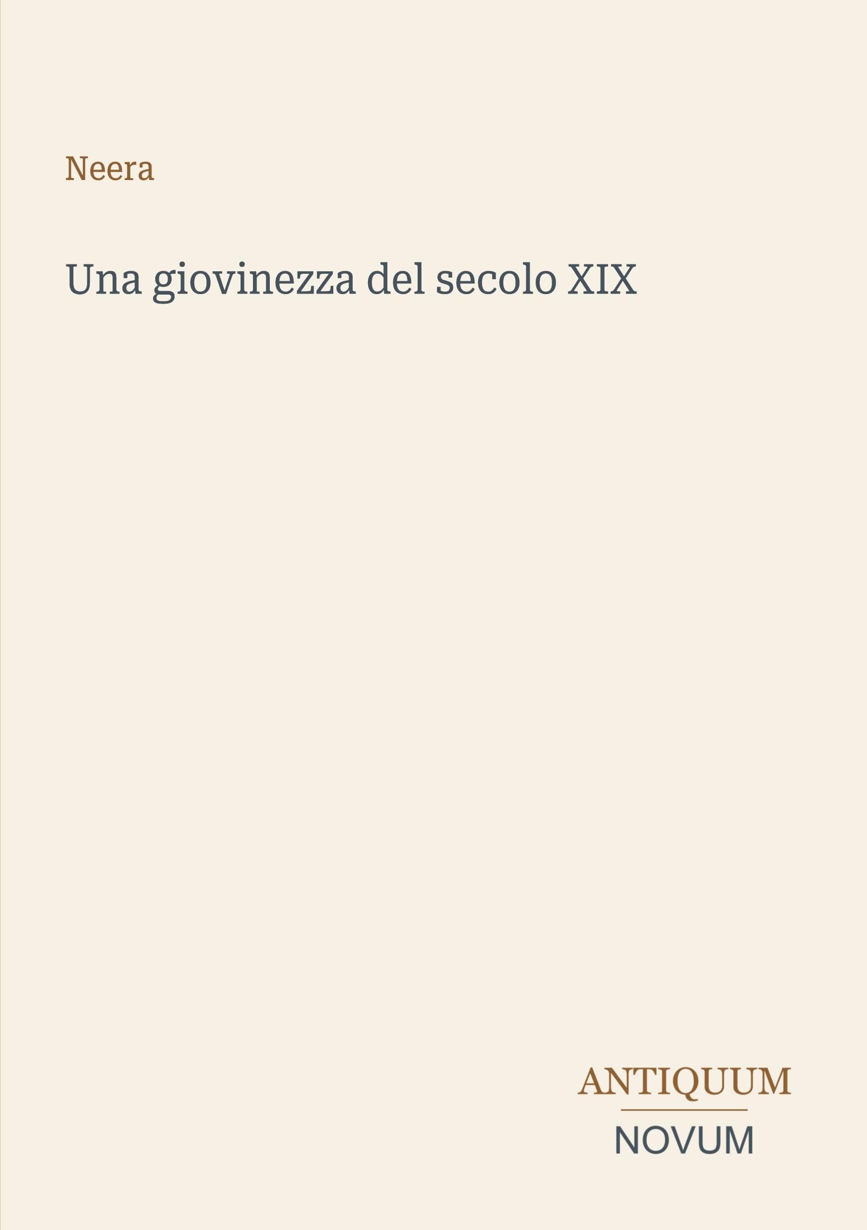 Una giovinezza del secolo XIX