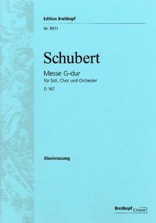 Messe G-dur D 167 - Breitkopf Urtext - Klavierauszug (EB 8611)