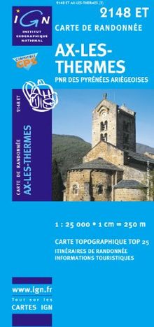 Ax-les-Thermes 1 : 25 000