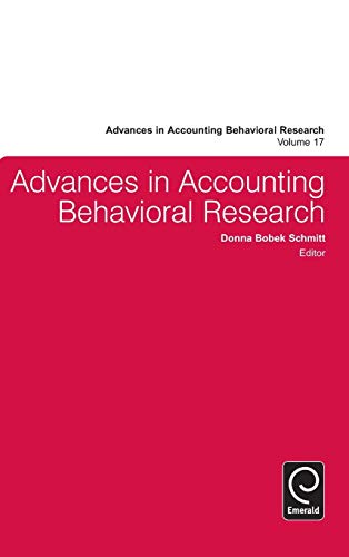 Advances in Accounting Behavioral Research