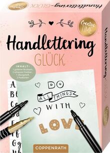 Handlettering-Glück: Handlettering-Glück (Creative Time) von Coppenrath F  | Buch | Zustand gut