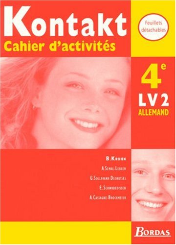 Kontakt : 4e. Cahiers D'activités