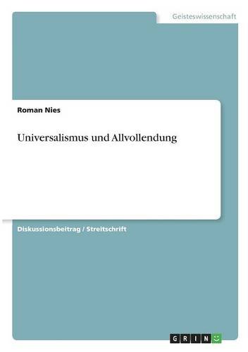 Universalismus und Allvollendung