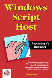 Windows Script Host Programmer's Reference von Dino Esposito | Buch | Zustand gut