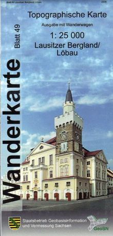 Topographische Sonderkarten Sachsen / Wanderkarten 1:25000 (WK 25) / Lausitzer Bergland / Löbau: Bl. 49