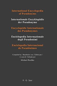 International Encyclopedia of Pseudonyms. Real Names / Orth – Russenberger