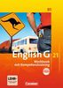 English G 21 - Ausgabe B: Band 5: 9. Schuljahr - Workbook mit CD-Extra (CD-ROM und CD auf einem Datenträger): Mit Wörterverzeichnis zum Wortschatz der Bände 1-5 auf CD