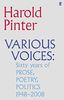 Various Voices: Prose, Poetry, Politics, 1948-2008