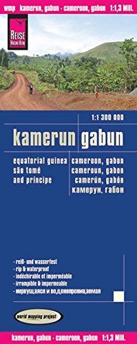 Reise Know-How Landkarte Kamerun, Gabun (1:1.300.000): world mapping project