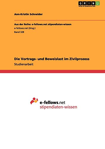 Die Vortrags- und Beweislast im Zivilprozess