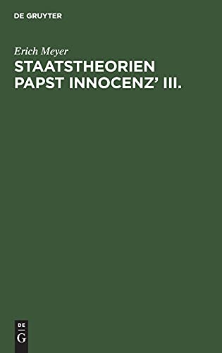 Staatstheorien Papst Innocenz’ III.