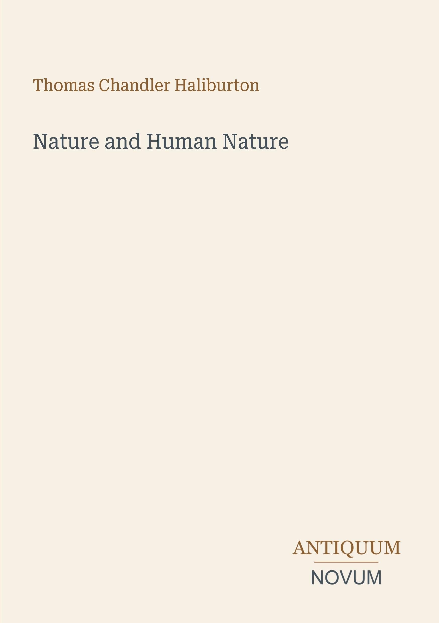 Nature and Human Nature