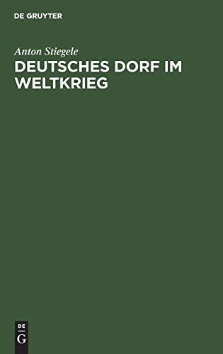 Deutsches Dorf im Weltkrieg