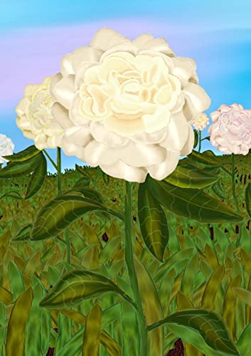 Book of Friends: Field of White Peonies