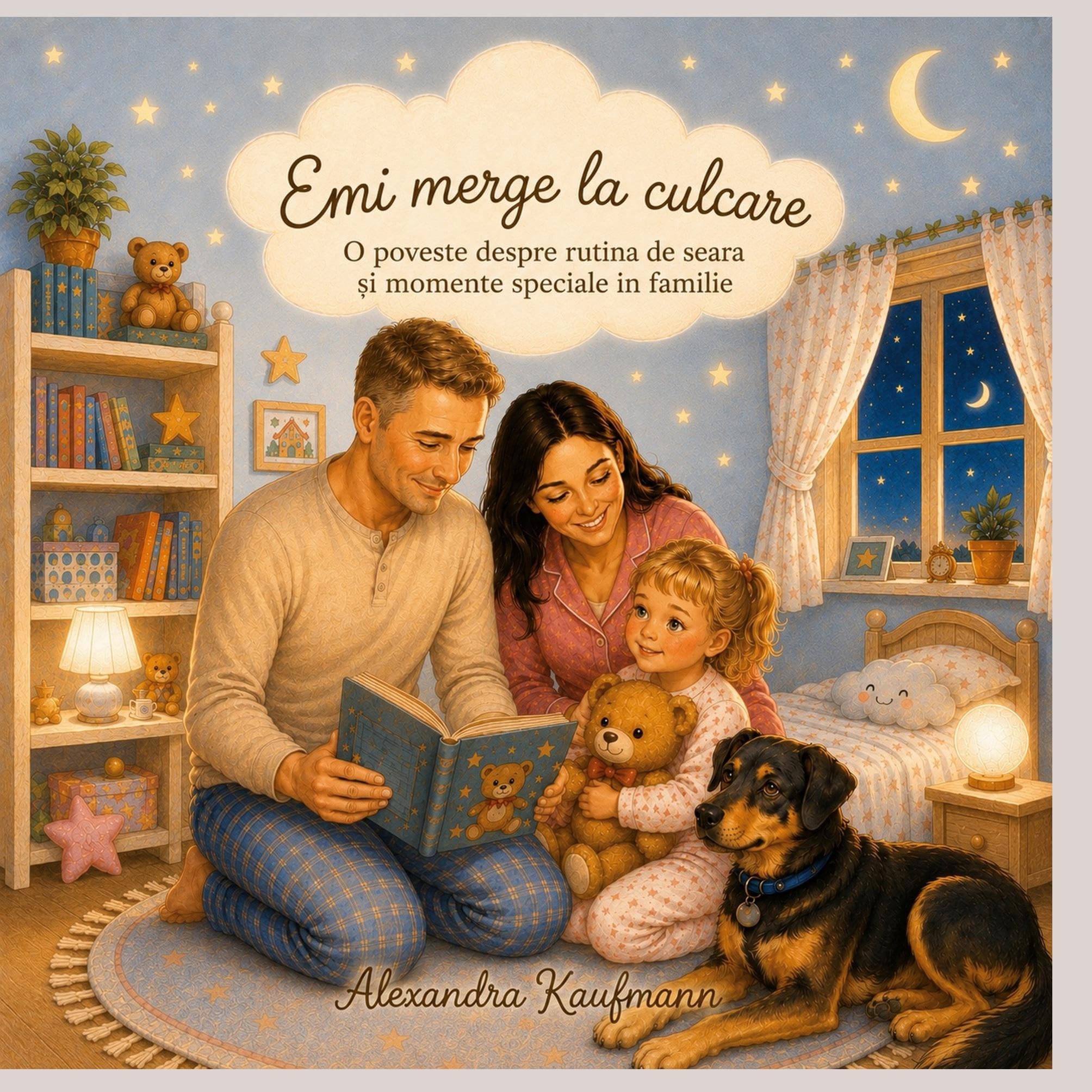 Emi merge la culcare: O poveste despre rutina de seara si momente speciale in familie