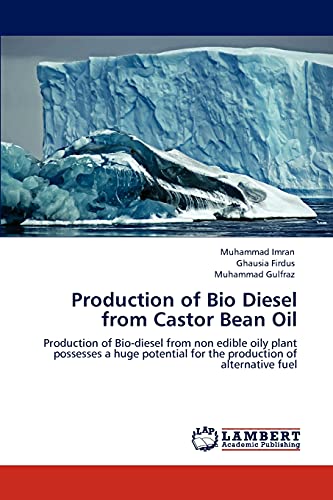 Production of Bio Diesel from Castor Bean Oil: Production of Bio-diesel from non edible oily plant possesses a huge potential for the production of alternative fuel