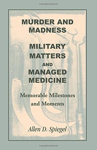 Murder and Madness, Military Matters and Managed Medicine, Memorable Milestones and Moments