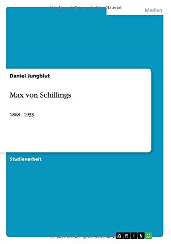 Max von Schillings: 1868 - 1933