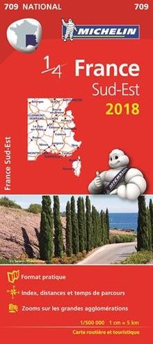 Carte France Sud-Est Michelin 2018