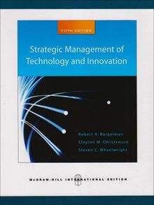 Strategic Management of Technology & Innovation