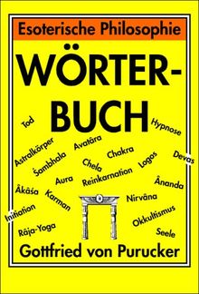 Esoterische Philosophie, Wörterbuch