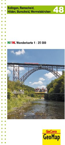 Wanderkarte Nordrhein-Westfalen 48 Solingen 1:25 000 (Geo Map)