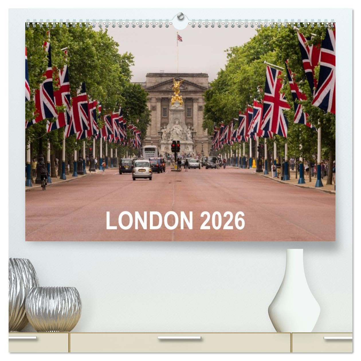 London 2026 (High Quality Premium Wall Calendar 2026 DIN A2 landscape),CALVENDO 12 Month Wall Calendar: Iconic images of London landmarks