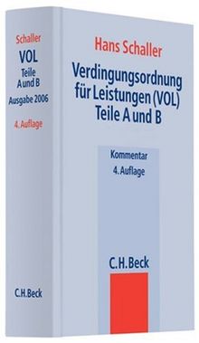 Verdingungsordnung für Leistungen (VOL) - Teile A und B