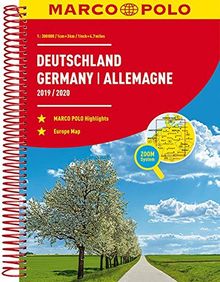 MARCO POLO Reiseatlas Deutschland 2019/2020 1:300 000, Europa 1:4 500 000 (MARCO POLO Reiseatlanten)