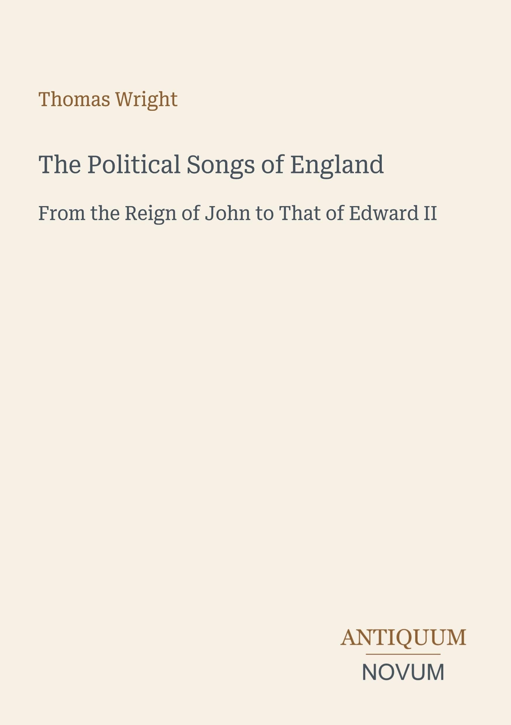 The Political Songs of England