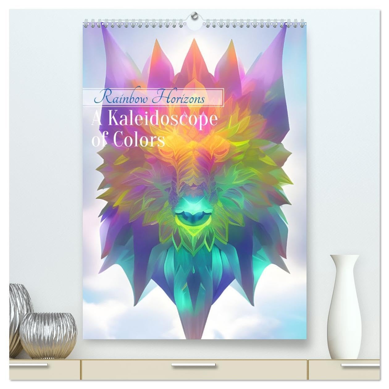 Rainbow Horizons (High Quality Premium Wall Calendar 2026 DIN A2 portrait),CALVENDO 12 Month Wall Calendar: A Kaleidoscope of Colors