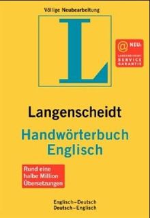 Langenscheidt Handwörterbuch Englisch/ Grammatik Englisch: 2 Bände