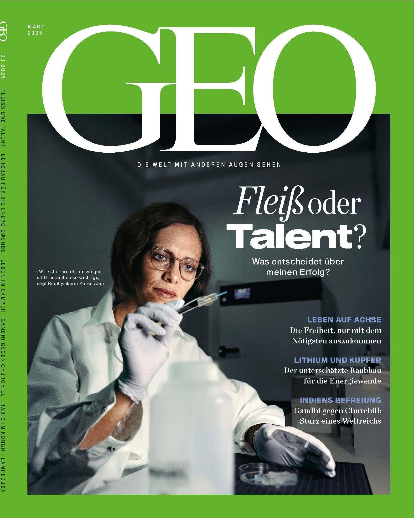 Schaefer, Jürgen: GEO 03/2025 - Fleiß oder Talent?