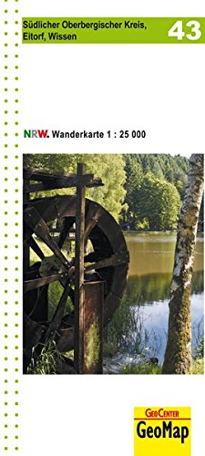 Wanderkarte Blatt 43 Südlicher Oberbergischer Kreis, Eitorf, Wissen 1:25 0000