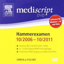 Mediscript 2. Abschnitt der Ärztlichen Prüfung DVD, Hammerexamen 10/06-10/11: inklusive GK2 (3/01-8/05) und GK3 (3/01 - 8/06)