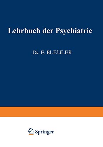 Lehrbuch der Psychiatrie