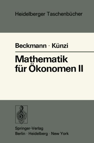 Mathematik für Ökonomen II: Lineare Algebra (Heidelberger Taschenbücher)