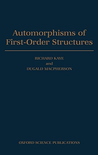 Automorphisms of First-Order Structures (Oxford Logic Guides)